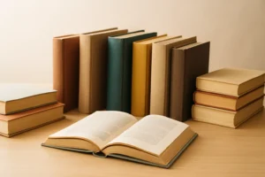 Books on a Table