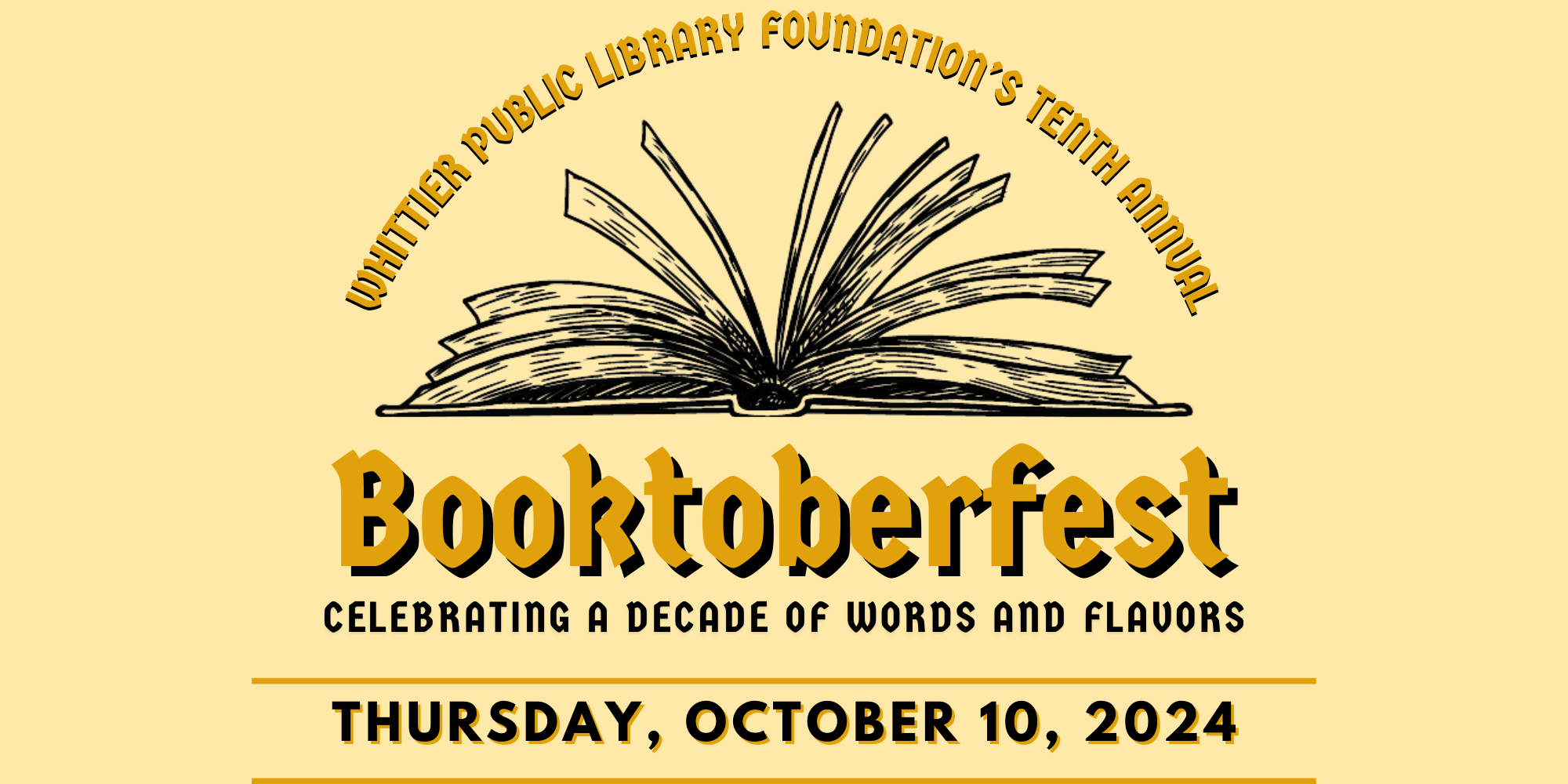 Booktoberfest 2024 banner