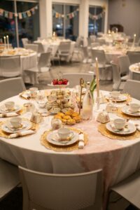 Spring Tea Table Setup
