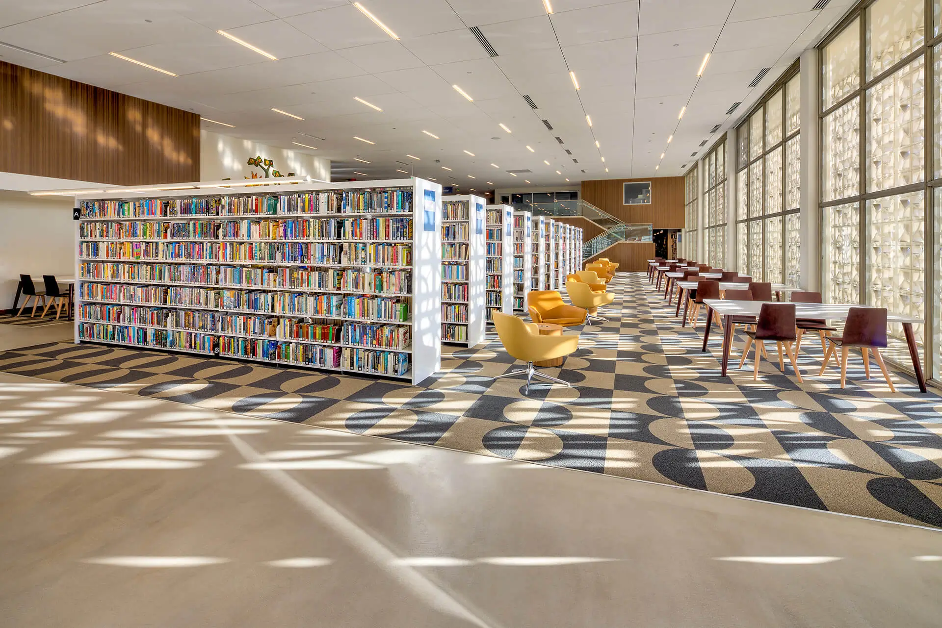 Whittier-Library-2 Whittier Public Library Inside View
